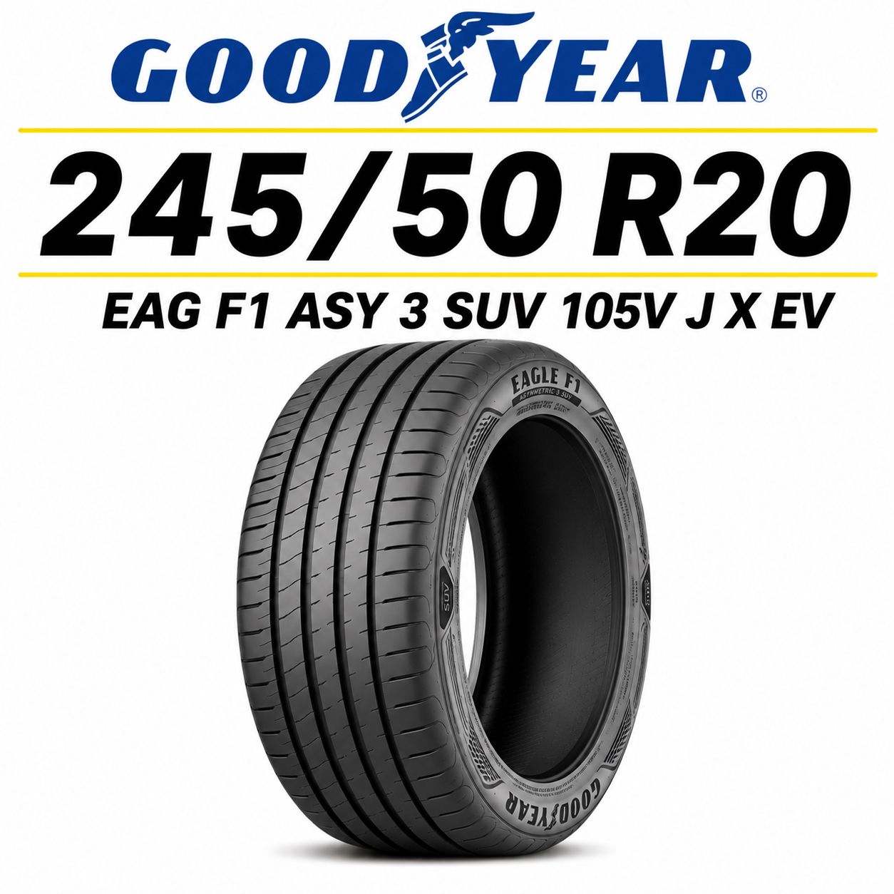 Neumático Goodyear EAG F1 ASY 3 SUV X 245/50R20