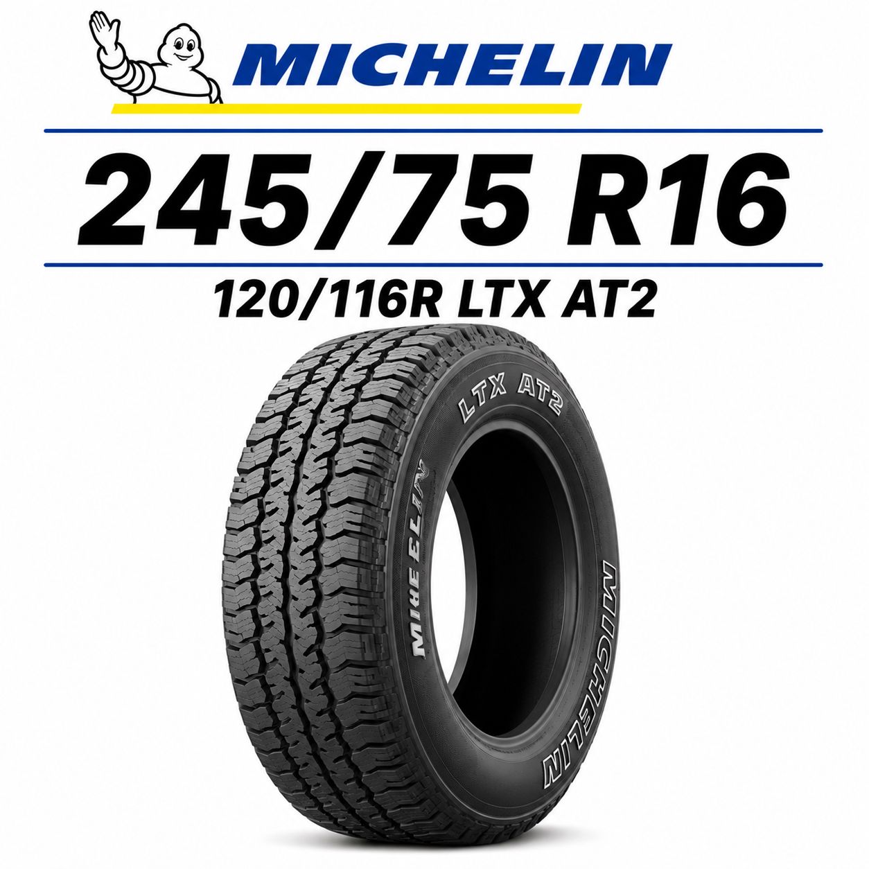 Neumático Michelin 120/ LTX AT2 245/75R16