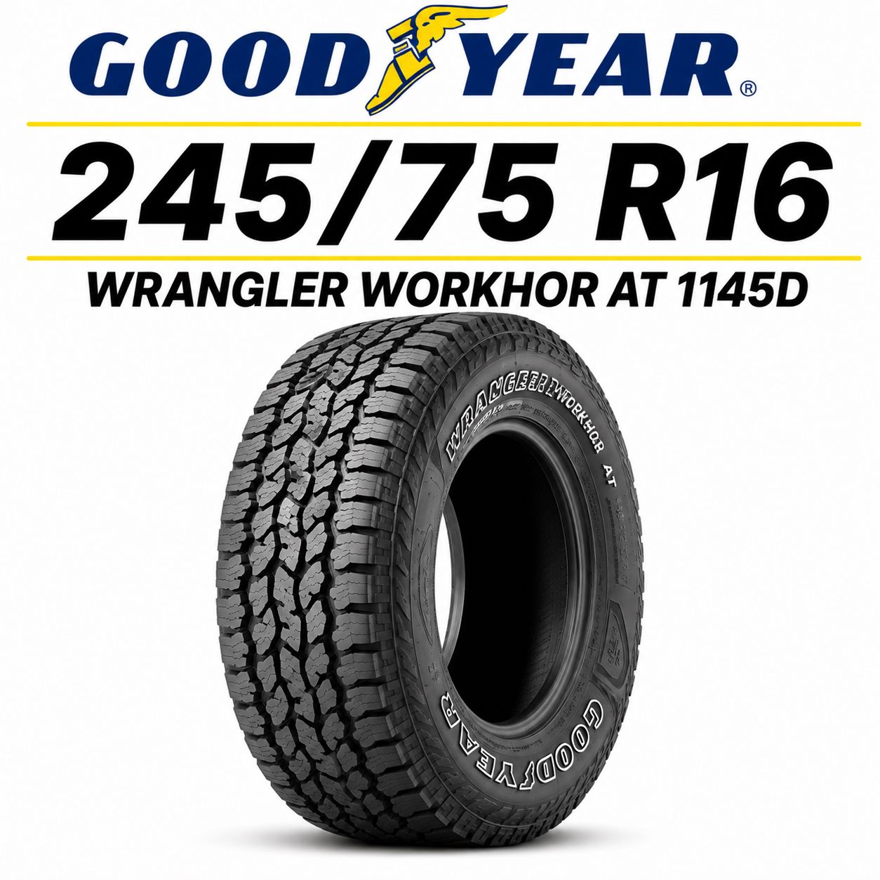 Neumático Goodyear WRANGLER WORKHOR AT 1 245/75R16