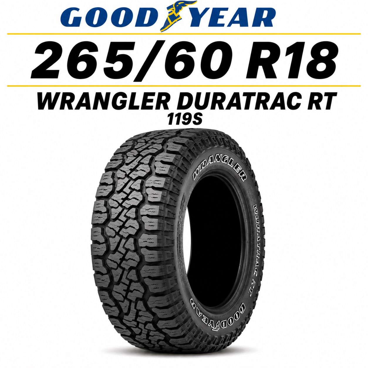 Neumático Goodyear WRANGLER DURATRAC RT 265/60R18
