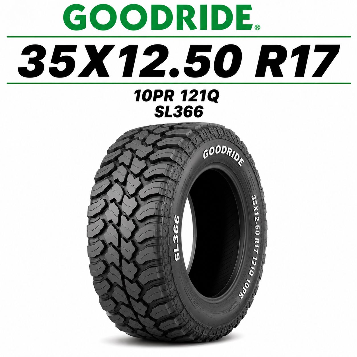 Neumático Goodride 121Q SL366 35X12.50 R17