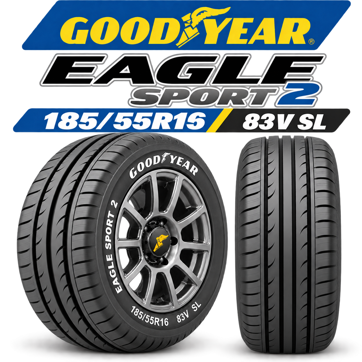 Neumático Goodyear EAGLE SPORT 2 185/55R16