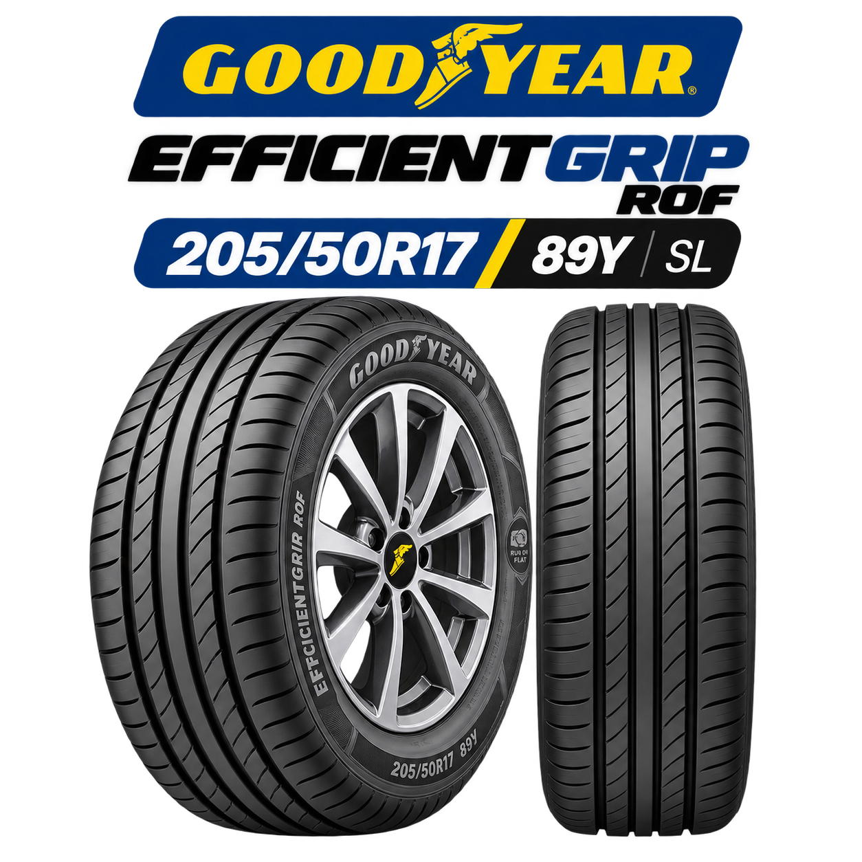 Neumático Goodyear EFFICIENTGRIP 205/50R17