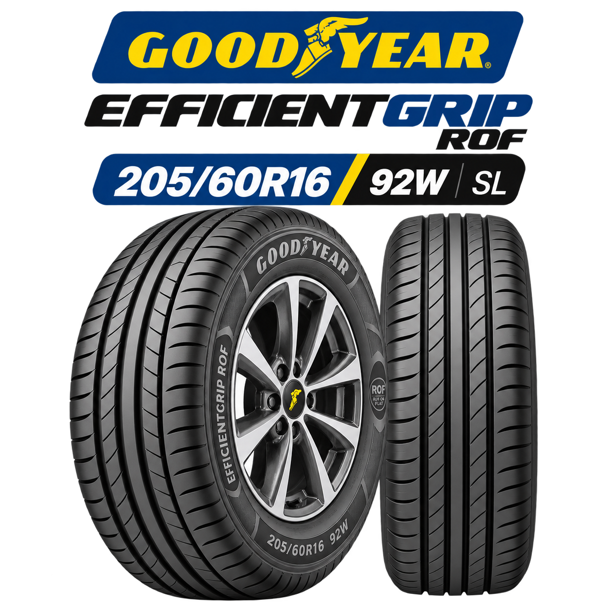 Neumático Goodyear EFFICIENTGRIP 205/60R16
