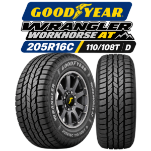 Neumático Goodyear WRANGLER WORKHORSE AT 205R16C 205 R16C