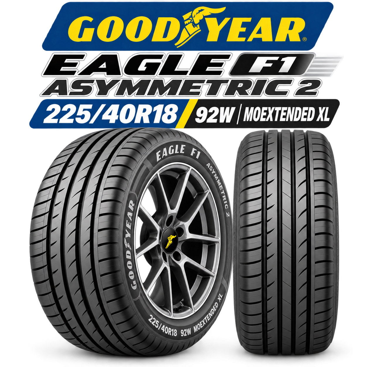 Neumático Goodyear EAG F1 ASY2 225/40R18