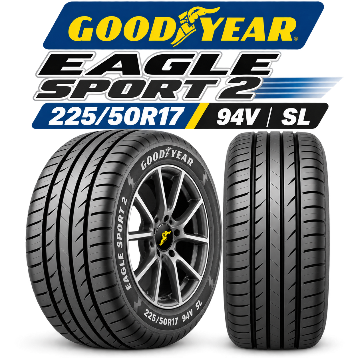 Neumático Goodyear EAGLE SPORT 2 225/50R17