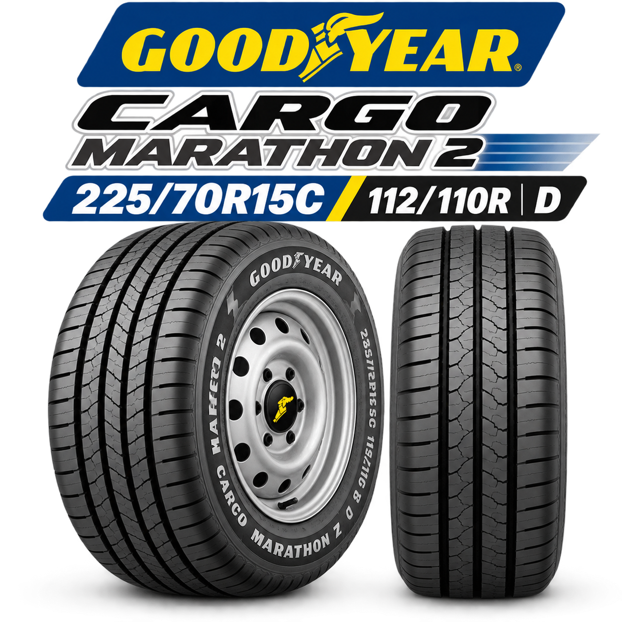 Neumático Goodyear CARGO MARATHON 2 225/70R15C 225/70R15