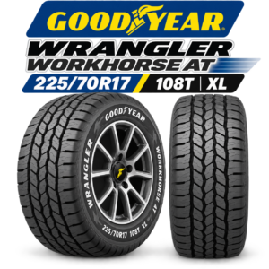 Neumático Goodyear WRANGLER WORKHORSE AT 225/70R17