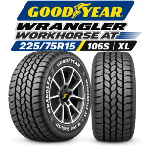 Neumático Goodyear WRANGLER WORKHORSE AT 225/75R15