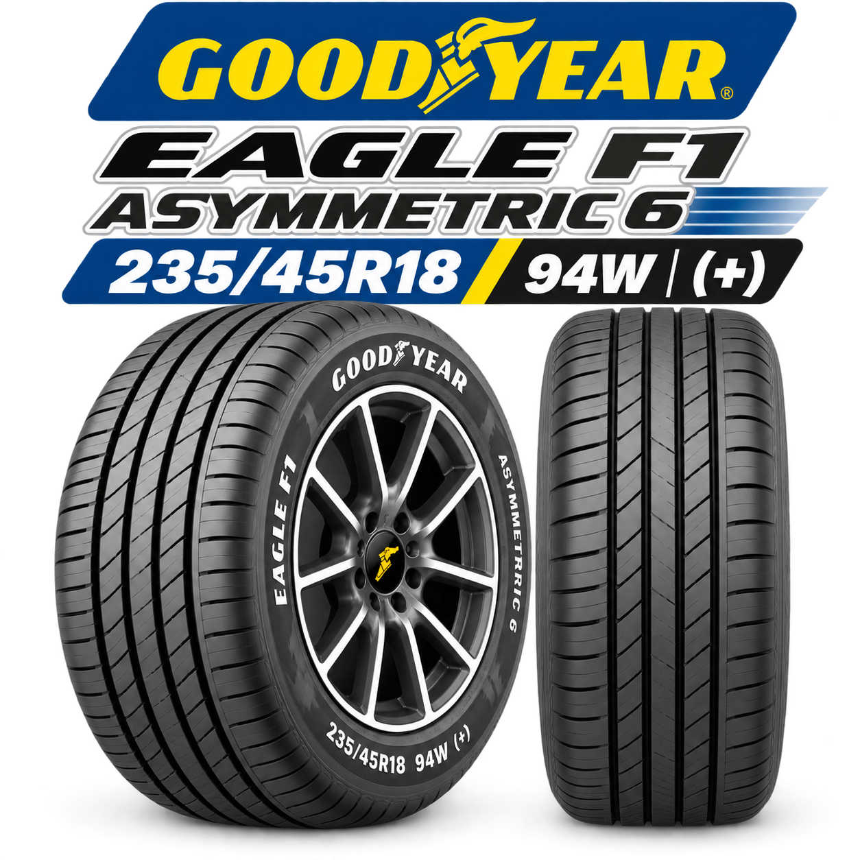 Neumático Goodyear EAGLE F1 ASYMMETRIC 6 235/45R18