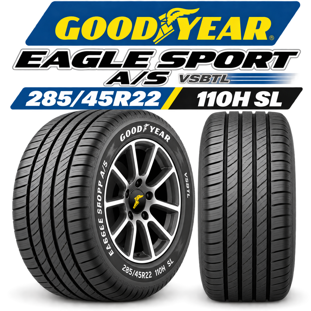 Neumático Goodyear EAGLE SPORT A/S 285/45R22