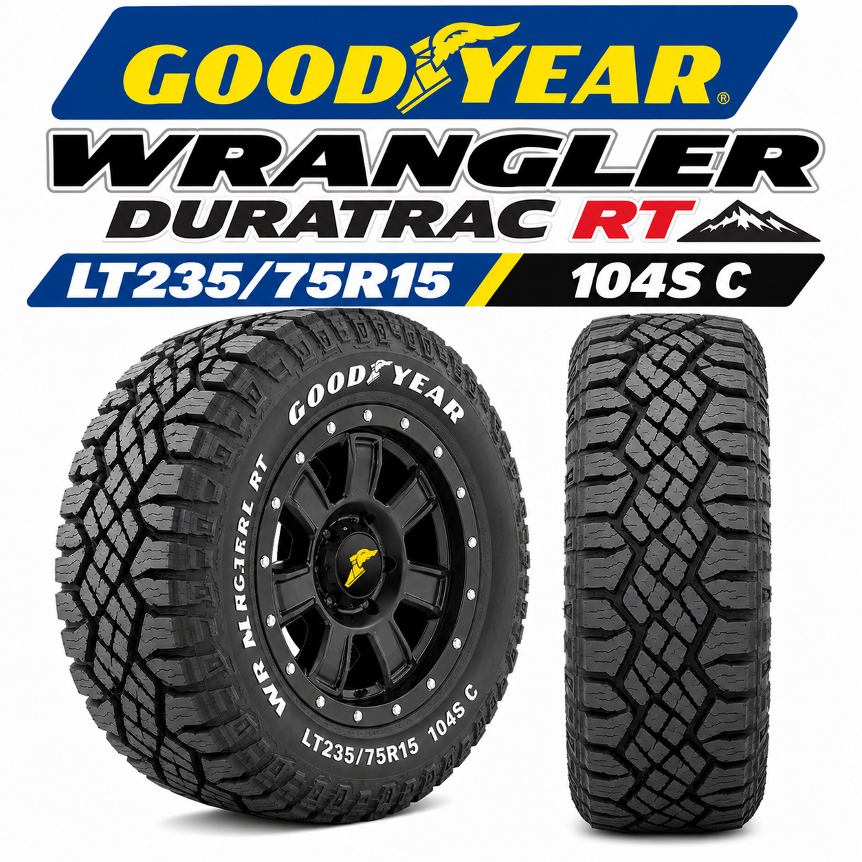 Neumático Goodyear WRANGLER DURATRAC RT LT235/75R15 235/75R15