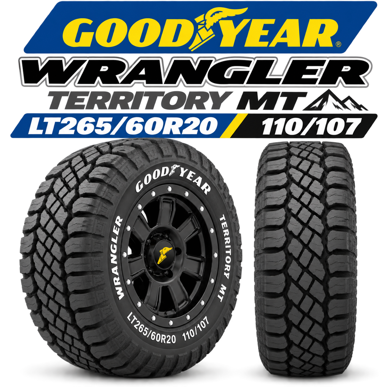 Neumático Goodyear WRANGLER TERRI MT LT265/60R20 265/60R20