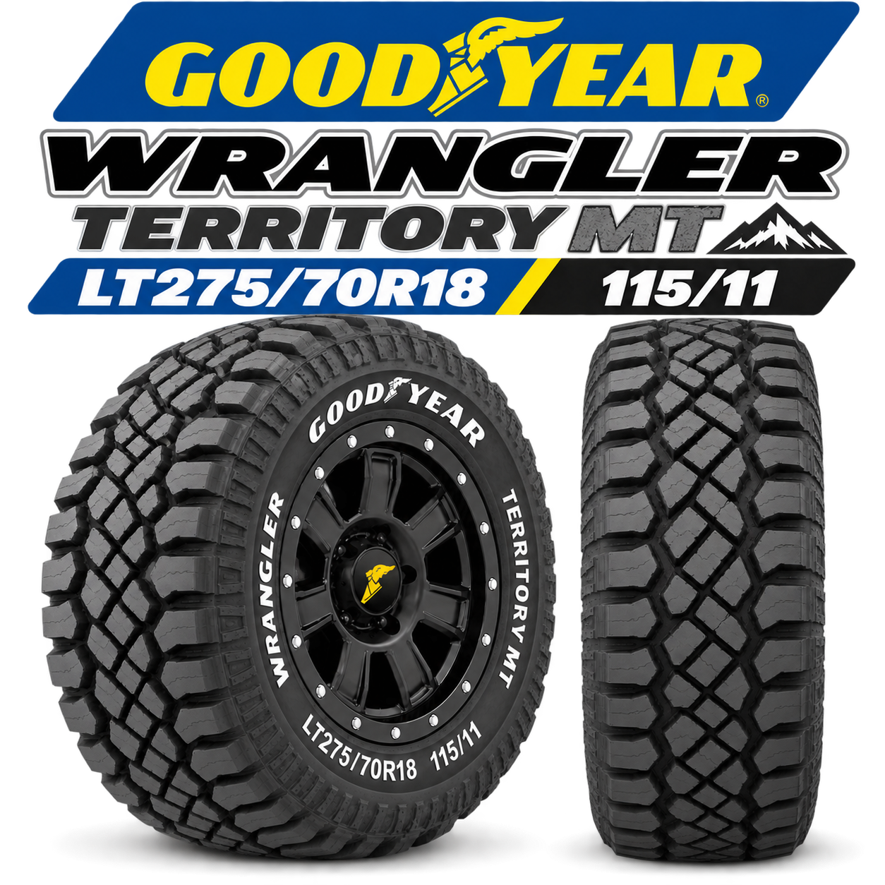 Neumático Goodyear WRANGLER TERRITORY MT LT275/70R18 275/70R18
